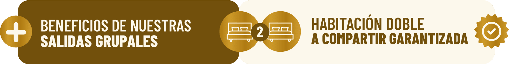 Habitación doble a compartir garantizada