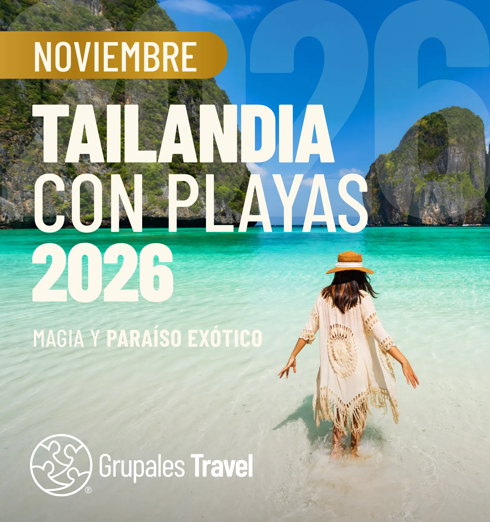 TAILANDIA CON PLAYAS 2026
